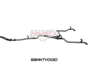 Toyota Landcruiser VDJ79 V8 Ute Dual 3in With Cat & Hotdog DPF