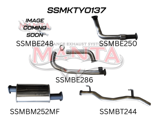 Toyota Landcruiser HZJ75, 78 3in With Muffler to Suit DTS Turbo