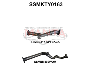 Toyota Landcruiser VDJ76 V8 Wagon 3in DPF Back