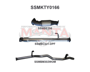 Toyota Landcruiser VDJ76 V8 Wagon 3in With Cat, WOM DPF