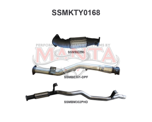 Toyota Landcruiser VDJ76 V8 Wagon 3in Without Cat, Hotdog DPF