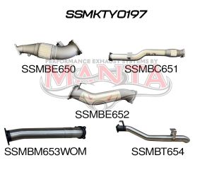 Toyota Landcruiser VDJ79 V8 4.5L TD, Dual Cab Ute 2012-2016, (Without DPF) 4in Single Turbo Back Wit