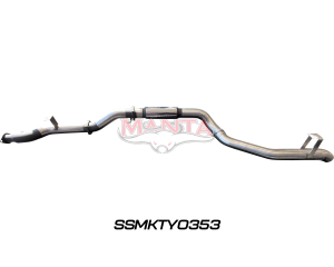Toyota Landcruiser VDJ79 Single & Dual Cab Ute 4in DPF Back for Superior Engineering Coil Conversion