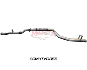 Toyota Landcruiser VDJ79 Single & Dual Cab Ute 4in DPF Back for Superior Engineering Coil Conv 300 E