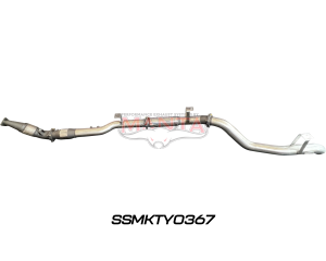Toyota Landcruiser VDJ76 4.5L V8 (DPF) Wagon 4in Turbo Back with Cat & Muffler