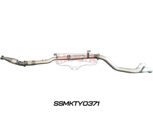 Toyota Landcruiser VDJ76 4.5L V8 Wagon (Without DPF), 4in Turbo Back with Cat & Muffler