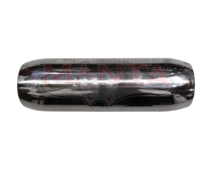 2.5in x 12in PERFORATED HOT DOG POL S/S NO SPIGGOTS