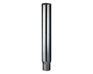 CHROME EXHAUST STACK STRAIGHT REDUCING 7in OD > 5in OD X 36in (915MM) LONG, PLAIN INLET