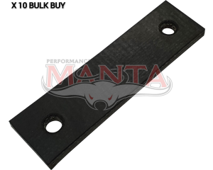 Universal Rubber Strap, 80mm Bolt Hole Centres, 120mm Overall Length, Pack of 10