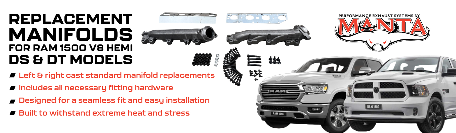 ram 1500 DS model replacement manifolds
