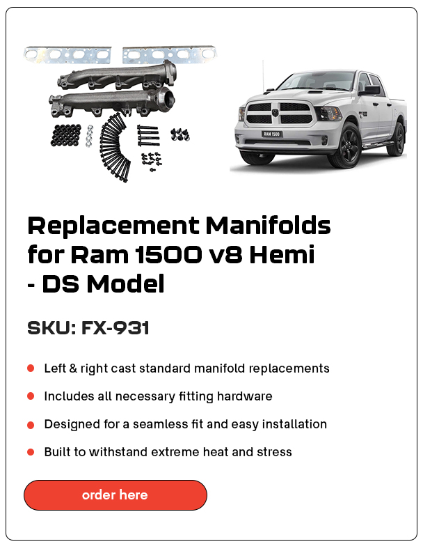 replacemet manifolds for ram 1500 DS Model